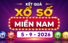 XSMN 5/9 - Kết quả xổ số miền Nam hôm nay 5/9/2026