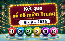XSMT 5/9 - Trực tiếp kết quả xổ số miền Trung hôm nay 5/9/2026