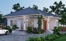 Xây nhà mái Nhật 1 tầng 3 phòng ngủ 130m² khoảng bao nhiêu?