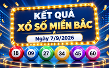 XSMB 7/9 - Kết quả xổ số miền Bắc hôm nay ngày 7/9/2026