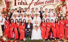 Đám cưới hot ở Bắc Ninh: 7 cặp đôi họ Vũ rủ nhau cưới lại sau hàng chục năm, có cặp đã bên nhau hơn 7 thập kỷ