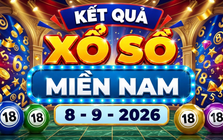XSMN 8/9 - Kết quả xổ số miền Nam hôm nay 8/9/2026 - XSMN ngày 8 tháng 9