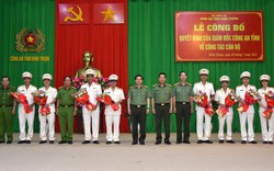 Công an Bình Thuận bổ nhiệm hàng loạt cán bộ chủ chốt