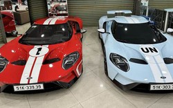 Ông Đặng Lê Nguyên Vũ đổi phong cách chơi xe bằng cặp Ford GT siêu hiếm màu lạ