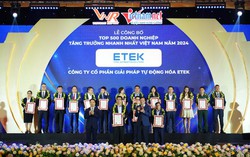 ETEK ghi danh Top 500 Doanh nghiệp tăng trưởng nhanh nhất Việt Nam 2024