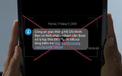 Mất hàng trăm triệu đồng vì tin nhắn phạt nguội lừa đảo