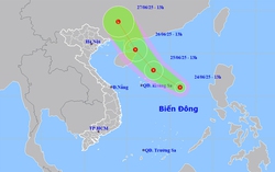 Áp thấp nhiệt đới hình  thành trên  Biển Đông