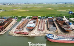 Ninh Bình: Chính quyền xã nói về xưởng đóng tàu quy mô lớn, hợp đồng thuê đất trái phép