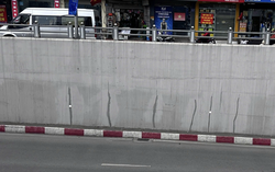 Hà Nội: Yêu cầu xử lý khẩn cấp vết nứt tại hầm chui Lê Văn Lương