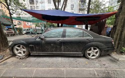 Ô tô Mercedes S63 bị bỏ quên 10 năm trên vỉa hè Hà Nội là tang vật vụ án