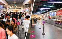 Trung tâm thương mại Hà Nội dịp lễ: Nơi đông kín khách, chỗ thưa vắng bất ngờ