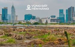 Toàn cảnh khu đất chỉ cách phường Sài Gòn một cây cầu, vừa khởi công xây dựng trung tâm hành chính gần 30.000 tỷ
