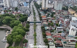Cận cảnh khu vực sẽ di dời 110 hộ dân để làm bãi đỗ xe tĩnh trên đường Đại Cồ Việt