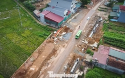 Chậm tiến độ nhiều năm, đường tỉnh lộ 413 dốc lực về đích vào quý 3/2026