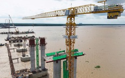 Xây cầu có trụ tháp cao bằng tòa nhà 35 tầng, nhịp chính dài thứ 2 Việt Nam, liên danh Đèo Cả nhận nhiệm vụ quan trọng