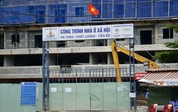 Cận cảnh khu nhà ở xã hội cho dự án rạch Xuyên Tâm sau gần 1 năm thi công