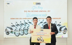 Bcons PS trao thưởng nhân viên kinh doanh 10 xe Honda SH