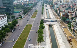 Cận cảnh tuyến đường kết nối Tây Hồ Tây thay đổi sau dự án chống ngập