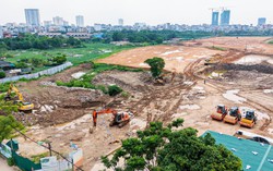 Cận cảnh khu vực xây depot rộng hơn 11 ha của tuyến metro gần 36.000 tỷ đồng ở Hà Nội