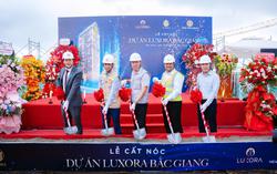 Luxora Bắc Giang tổ chức lễ cất nóc, tiến gần mốc hoàn thiện dự án