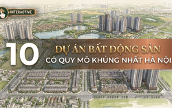 10 dự án bất động sản có quy mô khủng nhất Thủ đô từ trước đến nay