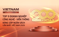 Công bố 9 doanh nghiệp công nghệ - viễn thông nộp ngân sách lớn nhất Việt Nam 2026: Viettel áp đảo, 3 doanh nghiệp nộp trên 10.000 tỷ đồng