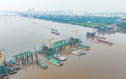 Dự án cầu Trần Hưng Đạo đạt tiến độ "thần tốc"