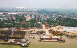 Thi công cầu Tứ Liên: Người dân cần lưu ý gì khi qua đường Nghi Tàm từ 20/8?