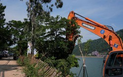 Xã Kim Anh lên kế hoạch tiếp tục cưỡng chế các trường hợp vi phạm đất đai ở hồ Đồng Đò