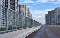 Cận cảnh gần 7 km gắn 'tường' chống ồn trên Vành đai 3 qua khu đô thị TP.HCM