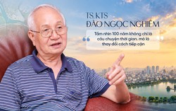 TS.KTS Đào Ngọc Nghiêm: Quy hoạch 100 năm Hà Nội "đánh thức" sông Hồng trở thành biểu tượng phát triển mới của Thủ đô