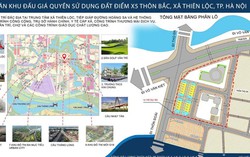 Xã Thiên Lộc đấu giá 105 thửa đất ở tại 3 khu đất