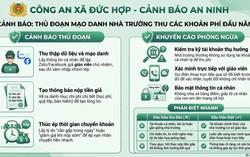 Công an cảnh báo phụ huynh, sinh viên nhận được tin nhắn có nội dung sau
