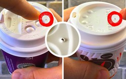 Hơn 90% người dùng không biết công dụng của chiếc lỗ nhỏ trên nắp ly cà phê, trà sữa mang đi