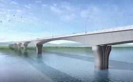 Xây cầu nối hai tuyến đường cao tốc hiện đại nhất Việt Nam