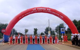 Thông xe Dự án đường Hồ Chí Minh đoạn qua tỉnh Kon Tum