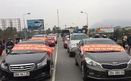 Phản đối việc thu phí, dân đưa ô tô chặn cầu Bến Thủy