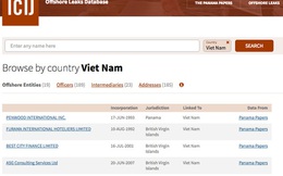 Hồ sơ Panama: Đã khớp nối được 30 cá nhân, DN Việt Nam