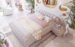 Chiêm ngưỡng phòng ngủ có khả năng "biến hóa" thần kỳ vào buổi đêm của quý cô độc thân