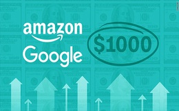 Sau Amazon, cổ phiếu công ty mẹ Google cán mốc 1.000 USD