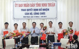 Ninh Thuận điều động, bổ nhiệm hàng loạt nhân sự cấp cao