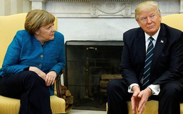Tổng thống Trump phớt lờ cái bắt tay với bà Thủ tướng Đức Merkel