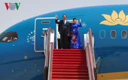 Chủ tịch nước và phu nhân đến Bắc Kinh, Trung Quốc