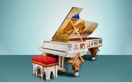 Chiêm ngưỡng cây piano trị giá 2,5 triệu USD, được trang trí bằng bức tranh vẽ tay mất 4 năm mới hoàn thiện
