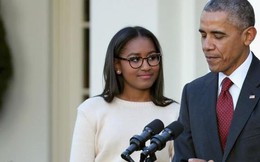 Vì sao ái nữ nhà Obama vắng mặt trong lễ chia tay của bố?