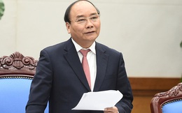 Thủ tướng Nguyễn Xuân Phúc điều hành phiên họp Hội nghị Trung ương 5