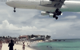 Sân bay nguy hiểm nhất thế giới tan hoang vì siêu bão Irma