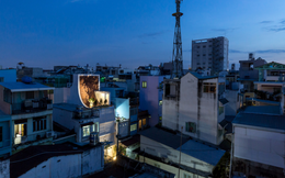 Ngôi nhà mái cong giữa lòng Sài Gòn đẹp lung linh trên báo ngoại
