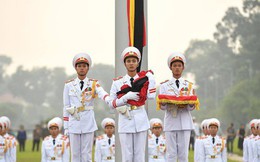 Lễ thượng cờ rủ quốc tang cố Tổng Bí thư Đỗ Mười