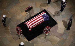 Cập nhật tang lễ cố Tổng thống Bush (cha): Di hài nằm ở trái tim của tòa nhà Quốc hội Mỹ